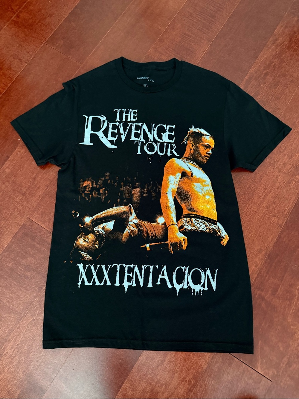 Official XXXTentacion The Revenge Tour 2017 Double Sided Graphic T-Shirt Small